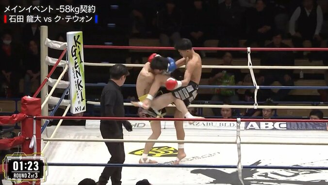 石田の強烈なテンカオ