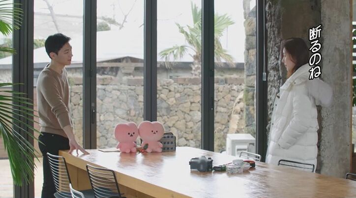 タレ目美女、気になる彼を隠れてデートに誘い…「彼女とデートした後に私とカフェいかない？」『HEART SIGNAL』