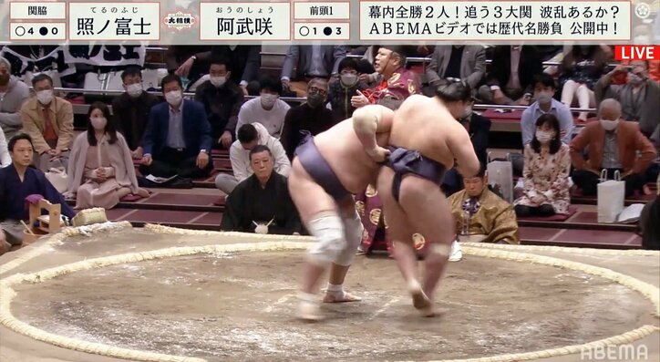 照ノ富士に土、立ち合い不成立が影響か… 解説「そこは関係ない。相手がいての相撲」