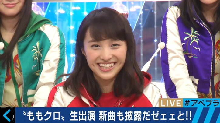 ももクロ、新曲&爆笑トークをアベプラ生出演で披露  テレ朝にモノノフ500人超が殺到！