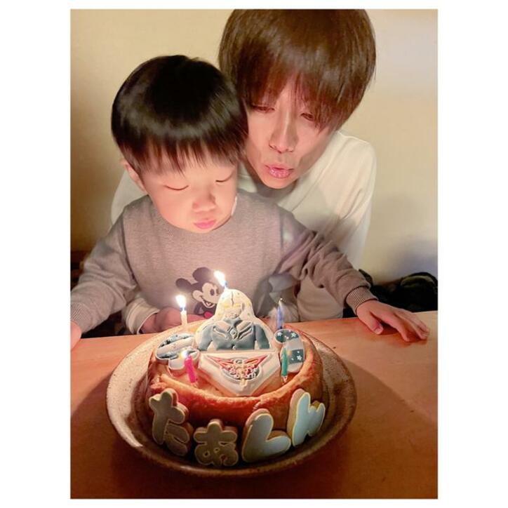  辻希美、夫・杉浦太陽のために長女が作ったケーキ「たぁくんの41歳のお誕生日です」 
