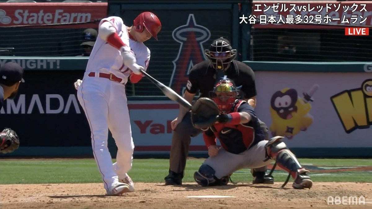 大谷翔平、日本人最多シーズン32号！尊敬する松井秀喜超え 86試合目で更新、年間60本の超ハイペース | 野球 | ABEMA TIMES |  アベマタイムズ