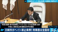  川崎で初のヘイト罰 ネットは対象外に