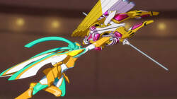 アロウのブライハイトが剣に変身！？「バック・アロウ」10話、エルシャvsプラークのバトルが勃発「相変わらずの規格外」