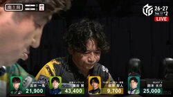 そんなの、来るのかよー！萩原聖人、渾身リーチの直後に来たもったいなさすぎる赤牌 極限の“渋い顔”にファン爆笑「ほぼ泣いてるやんｗ」／麻雀・Mリーグ
