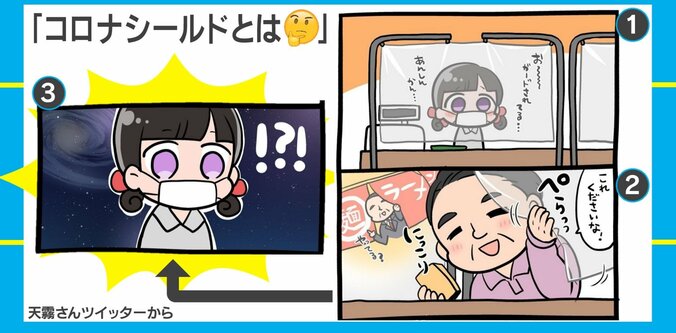 「意味ないやん！」レジ前の飛沫防止用”透明シート”をめくる客に店員戸惑い 2枚目