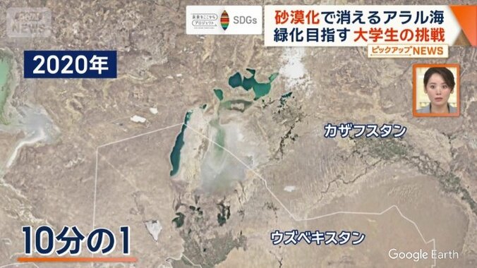 半世紀で面積10分の1にまで縮小