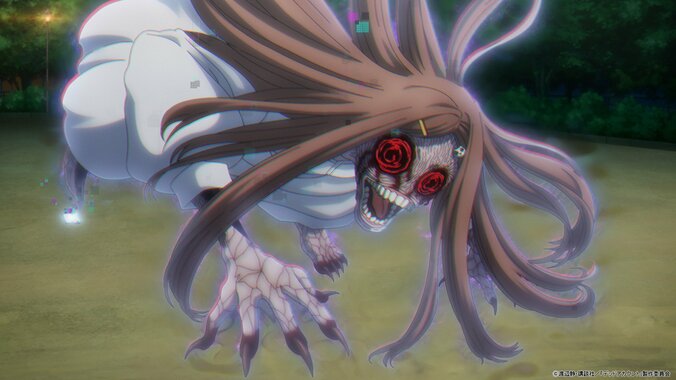 縁城のスマホから蒼い炎が噴き出す…！アニメ『デッドアカウント』第1話あらすじ＆先行カット公開 5枚目