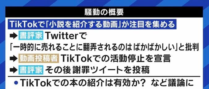 TikTokと「書評」をめぐる激しい論争、背景に長引く出版業界の苦境と「批評」の届きにくさが? 1枚目