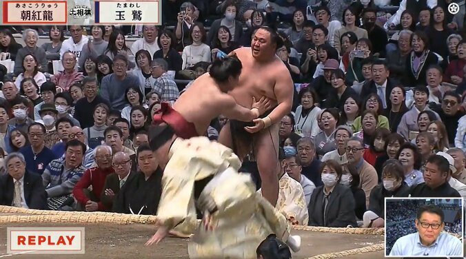 「すみません、行司さんに…」元若乃花、取組でのアクシデントに動揺 ファン「行司さんも大変だ」 3枚目