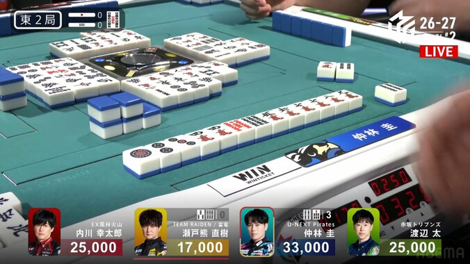 強大な熊退治！仲林圭の跳満ツモ