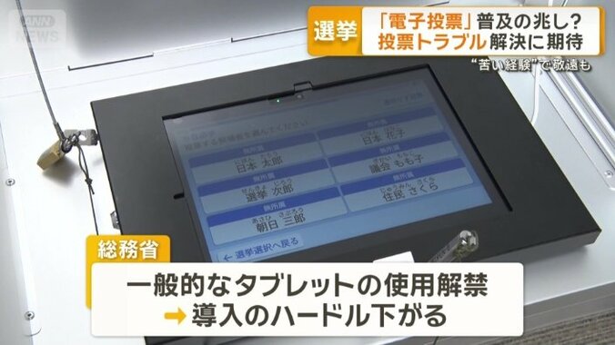 一般的なタブレットの使用解禁