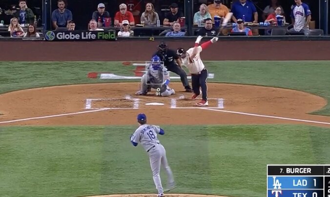 【写真・画像】球場騒然！ 山本由伸に“打者ドン引き”「意味わからん」 縦に大きく曲がる“魔球”→マン振りして崩れ落ちる 「消えた？」「ヨーヨー！」　1枚目