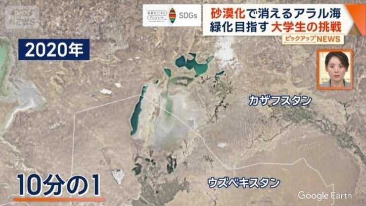 半世紀で面積10分の1にまで縮小