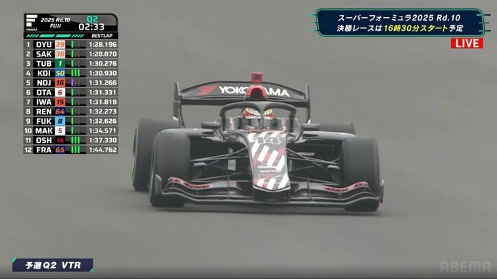 【写真・画像】雨のレース…信じ難いミスに「マジでどないやねん」 突如ピットイン→“付けっぱなしの”とんでもない事態へドライバーも怒り　1枚目