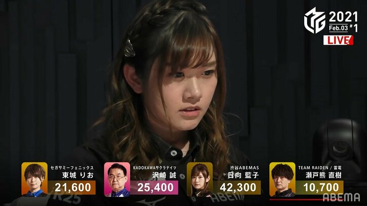 心の底から「麻雀LOVE」日向藍子、弾ける笑顔で完全復活のトップ「嬉しいです!」/麻雀・Mリーグ