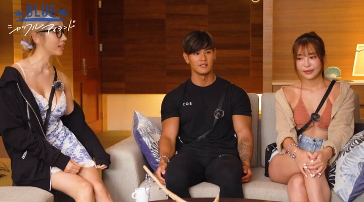 わがままボディのお姉さん、ゴリマッチョ男子の曖昧な態度に涙「みんなの前では泣いたりしちゃいけないと思ってたけど……」『シャッフルアイランド Season3』#7