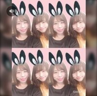 有村藍里と有村架純、可愛すぎる“姉妹ショット”公開「うさぎになってみました」