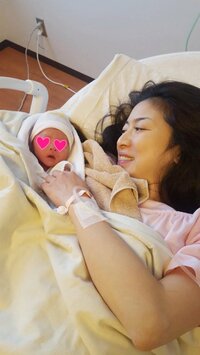 八反安未果『出産のご報告』