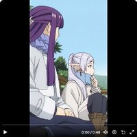 空が半分…「葬送のフリーレン」フェルンの胸元でフリーレンの不機嫌モードが加速「スネーレンかわよ笑」