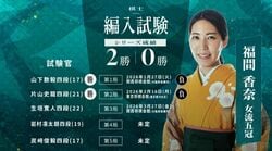 【中継・放送予定】福間香奈 棋士編入試験を見る方法は？ABEMAやスマホでの観戦ガイドと日程・対戦相手