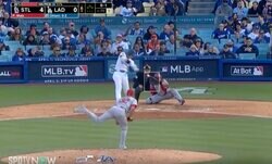 一体、何が起こった…？「もはや意味不明」「スゴい音したな」 大谷翔平の打球速度がエグすぎて限界突破　速すぎて中継カメラも見失う弾丸ライナー