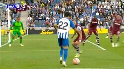 GK恨むレベル！三笘薫、ピンポイントクロスでアシスト未遂　シュートは決まらずゴール裏ファンが一斉にガックシ