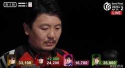 リーグ史上最高級の2000点 勝又健志、絶体絶命から逆転2着 選手もファンも感動の嵐でトレンド入り／麻雀・Mリーグ