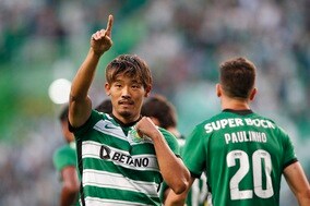 スポルティングの守田が躍動！　移籍後初弾に絶妙ヒールアシストで勝利に大きく貢献