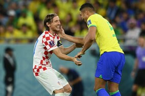 【W杯】「運命は再び結び付いた」　邂逅したモドリッチ×カゼミーロのハーフタイムのユニ交換に脚光