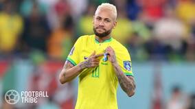 復帰戦で1ゴールのネイマールが歓喜「ピッチに戻ってこられて嬉しい」