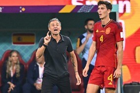 「え？ 敗退しそうだったの？」ヒヤヒヤの16強進出にスペイン代表監督もホッ！「日本の２点目の画像は見たよ」【Ｗ杯】