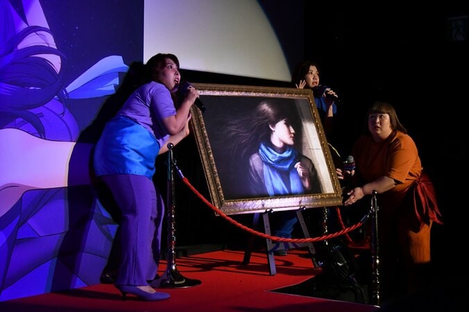 [照片/图片] 配音演员们对原作者北条司先生的惊喜礼物感动不已！动画《猫眼三姐妹》上映前1、2集试映活动举行   4