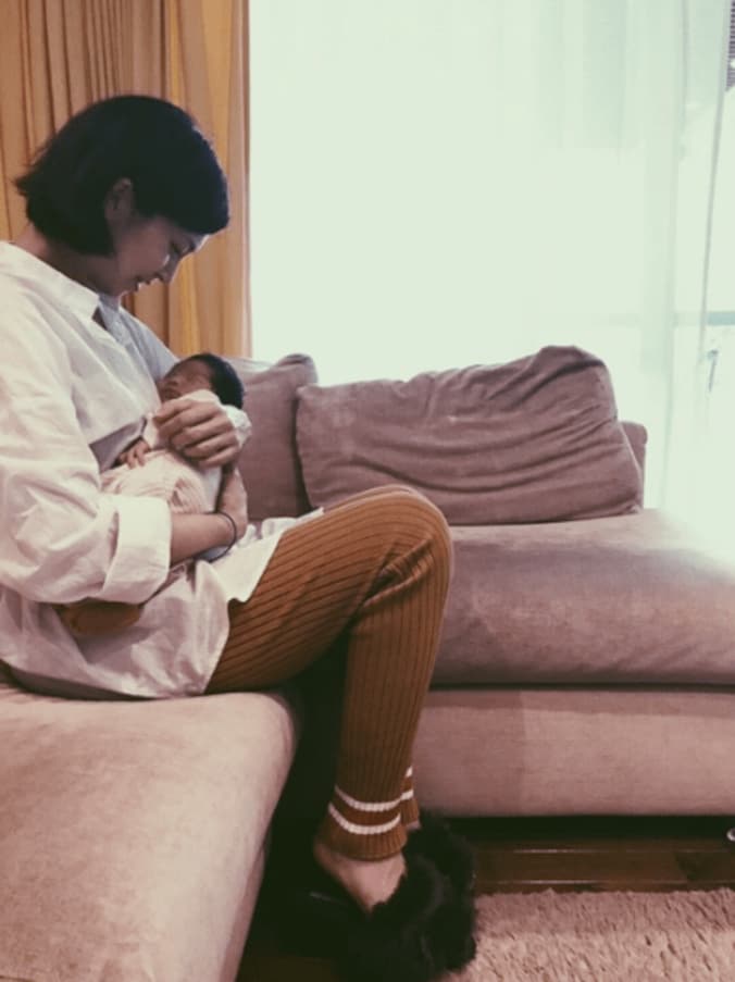 安田美沙子、産後の体に変化「おっぱいが岩みたいに…」 1枚目