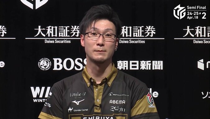 【写真・画像】大逆転を信じたくなる粘り勝ち！松本吉弘、僅差オーラスの窮地を凌いだ渾身のダマテン「誰一人諦めていない」／麻雀・Mリーグ　2枚目