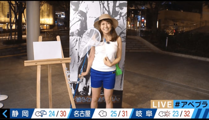 美人気象予報士・穂川果音　セクシーすぎる夏休みコスプレ 3枚目