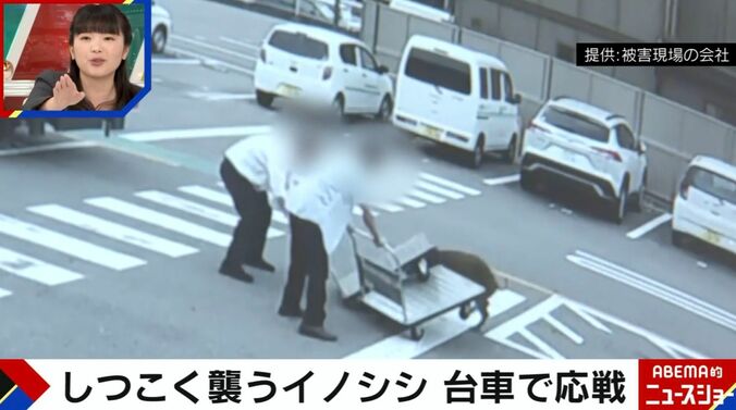 提供：被害現場の会社