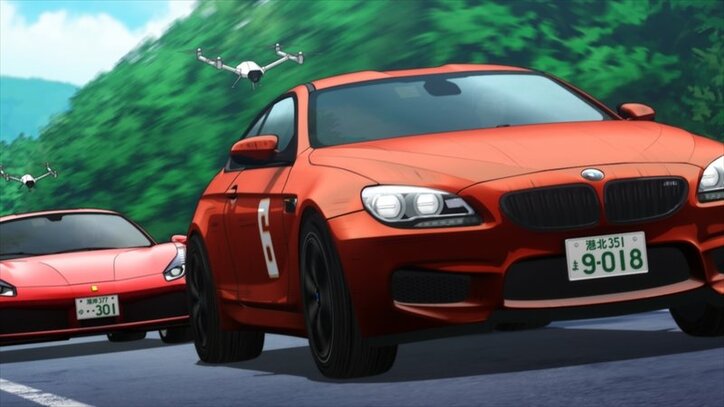 アニメ『MFゴースト』第7話先行カット&あらすじ解禁　フェラーリの快進撃！昨年4位の沢渡光輝(cv.逢坂良太)も登場