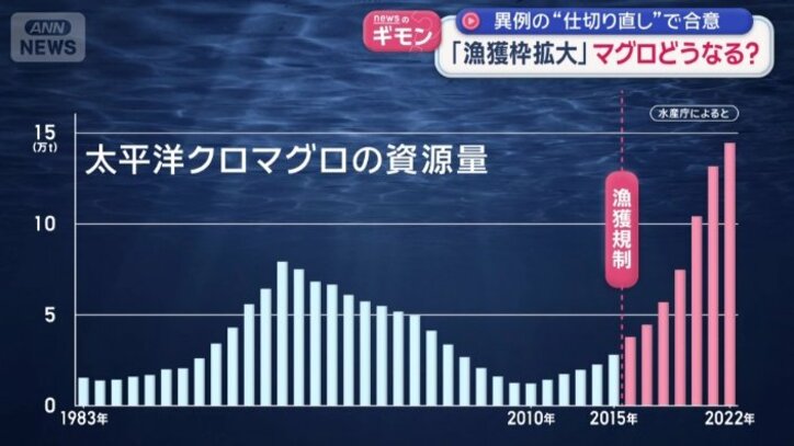 太平洋クロマグロの資源量
