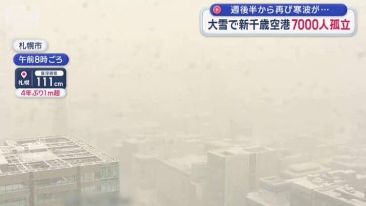 記録的な大雪