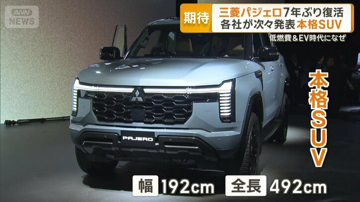 本格SUVの新型パジェロ