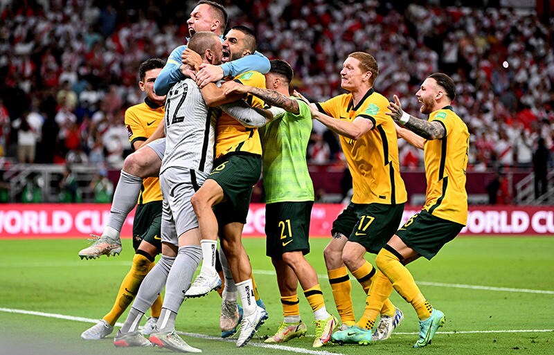 ペルーとのpk戦を制したオーストラリアが5大会連続6度目のw杯出場 Pk戦要員のgkレッドメインがヒーローに カタールw杯予選大陸間プレーオフ 超worldサッカー Fifa ワールドカップ 22 完全ガイド