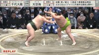 【映像】立ち合いのはたき合戦