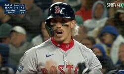 ファンと試合中に口論した“お騒がせ男”が再びやらかした！ 中継ドアップでまさかの放送禁止用語を叫ぶ　“レッドソックスの問題児”が三振にブチギレ！