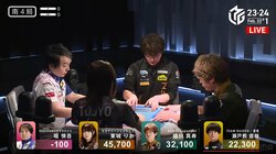 異常事態発生！1巡目で役満リャンシャンテン 対 ダブリーチャンス 豪運すぎる展開に「やば！！！」／麻雀・Mリーグ