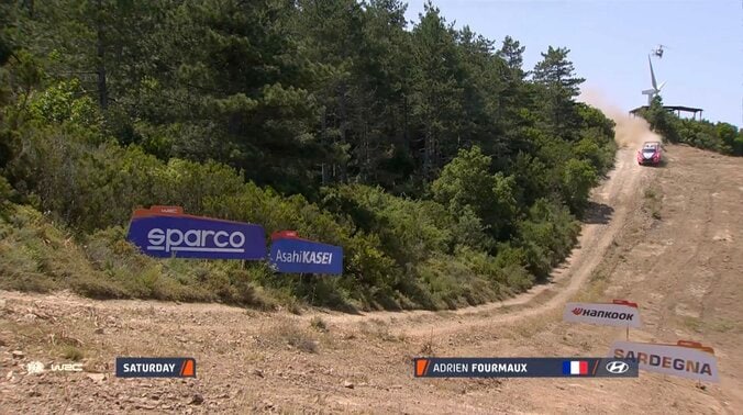 コースから外れるフルモー