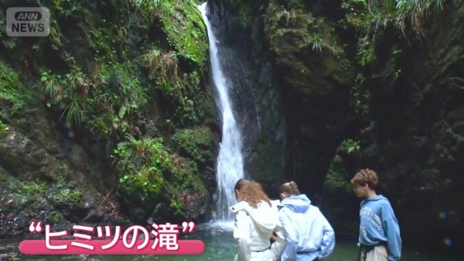 ガイドさんとっておきの“ヒミツの滝”