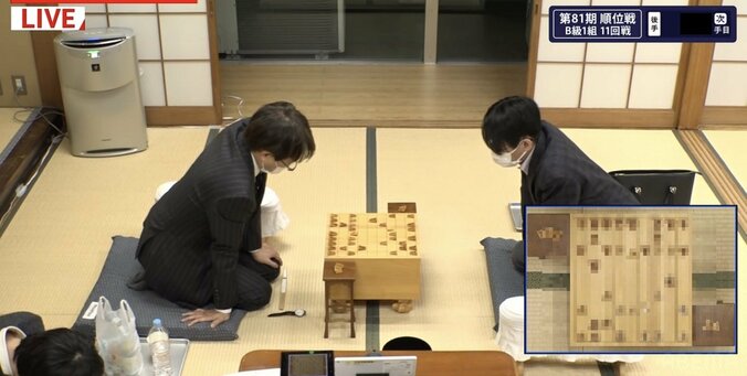 羽生善治九段のペースで夜戦へ 千田翔太七段はどこから攻め込むか／将棋・順位戦B級1組 1枚目