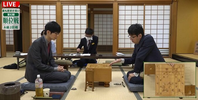 広瀬章人八段VS斎藤慎太郎八段 注目の戦型は「角換わり」に／将棋・順位戦A級 1枚目