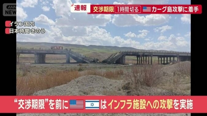 イラン国内のインフラ施設への攻撃